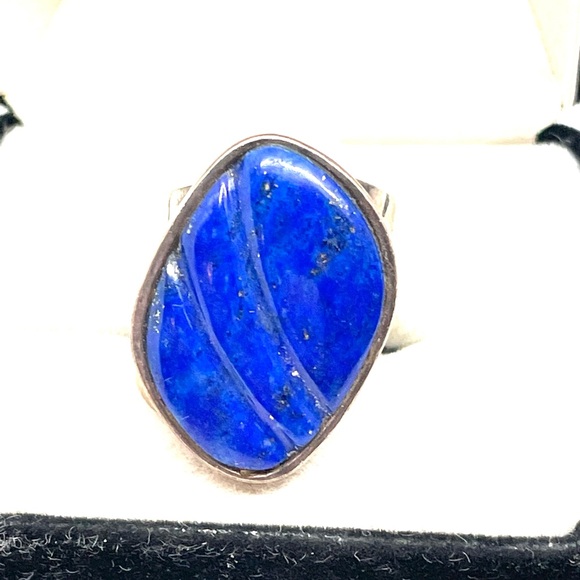 Sterling Lapis DI Southwest Ring - Picture 7 of 7